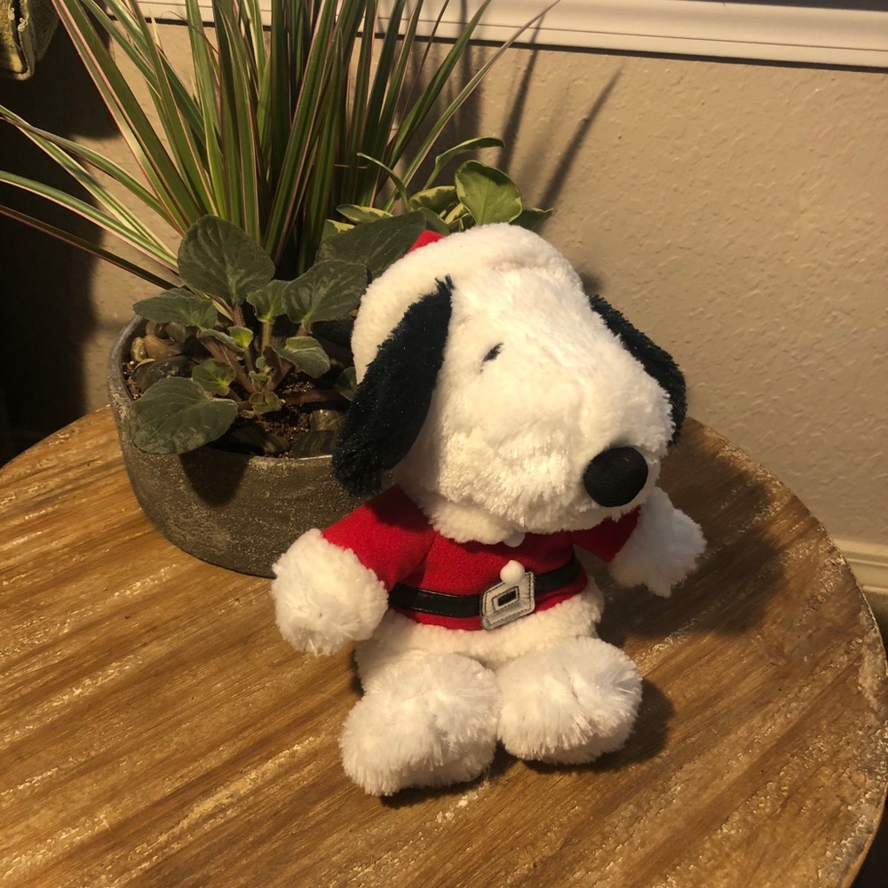 Hallmark Santa Snoopy plush